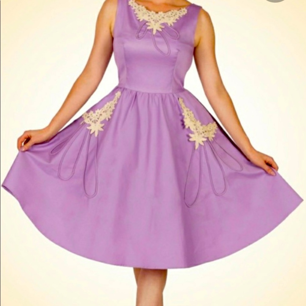Tatyana Wisteria dress